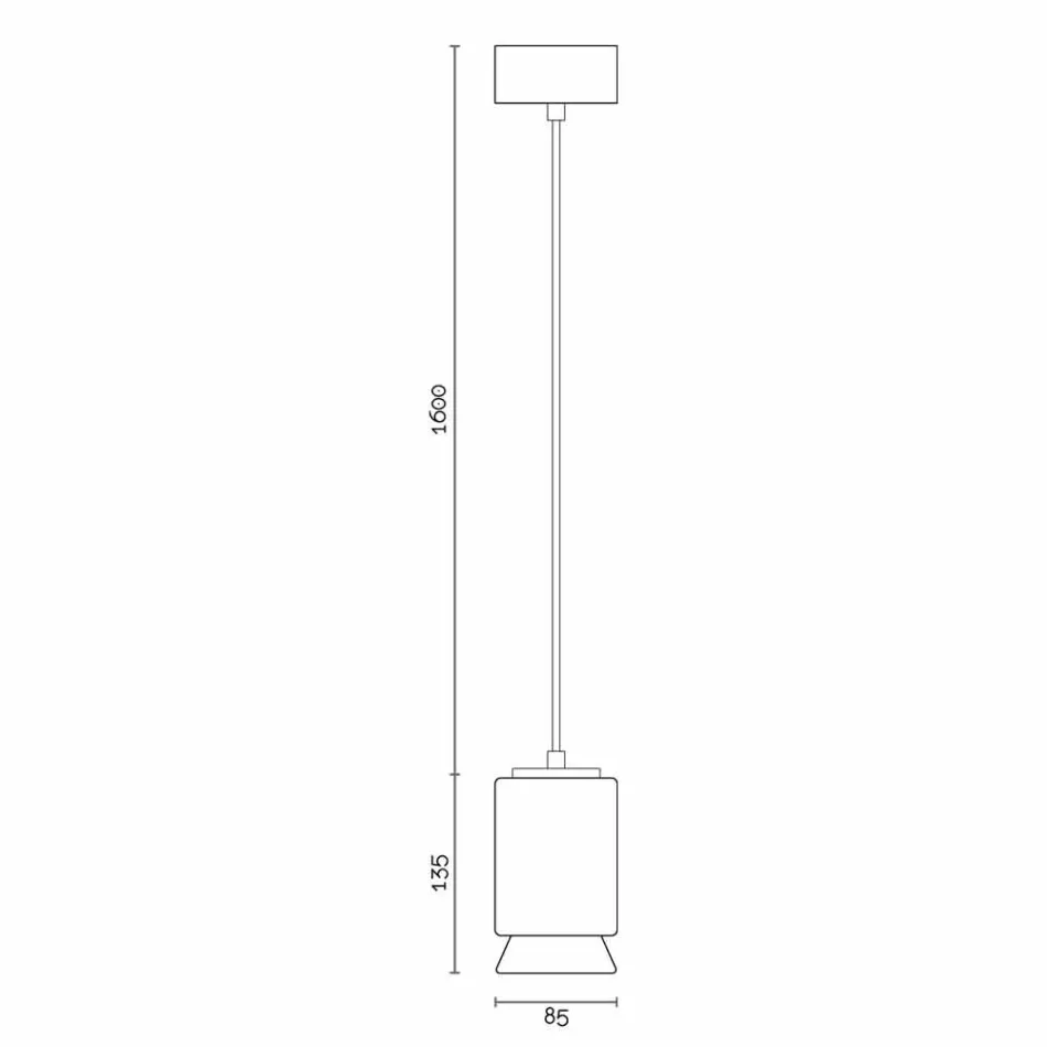 Pendelleuchte aus farbiger Keramik in Italien Asien hergestellt Viadurini
