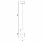 Design-Pendelleuchte aus Keramik, hergestellt in Italien, Asien Viadurini