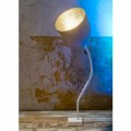 Design Stehleuchte In-es.artdesign Blume Gemalter Beton