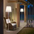 Stehlampe Design Ali Baba Steel Slide Metall hergestellt in Italien Viadurini