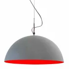 Hängeleuchte Design-Lampe In-es.artdesign Mezza Luna Cement paint Viadurini