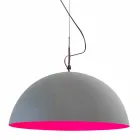 Hängeleuchte Design-Lampe In-es.artdesign Mezza Luna Cement paint Viadurini