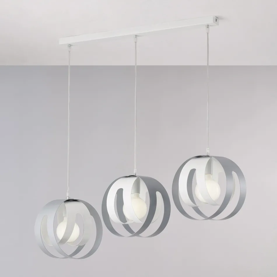 Elegante Lampe aus Glas und Metall, hergestellt in Italien, für anspruchsvolle Interieurs – Aries Viadurini