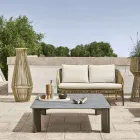 Gartenlampe aus Aluminium und Faser Made in Italy - Cricket von Varaschin Viadurini