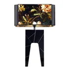 Tischlampe aus Massivholz Grilli Zarafa made Italy Viadurini