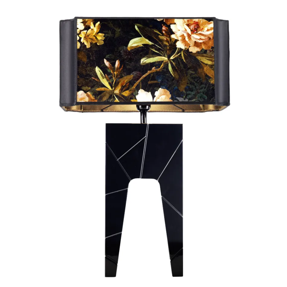 Tischlampe aus Massivholz Grilli Zarafa made Italy Viadurini