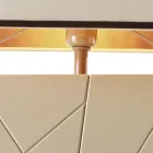 Tischlampe aus Massivholz Grilli Zarafa made Italy Viadurini