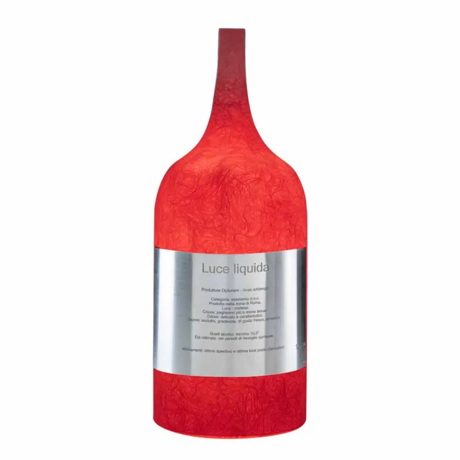 Tischleuchte aus farbigem Nebel In-es.artdesign Luce Liquid1 Viadurini