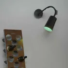 Wandmontierte Kunstharzlampe In-es.artdesign Malen Sie mit einer modernen Platte Viadurini