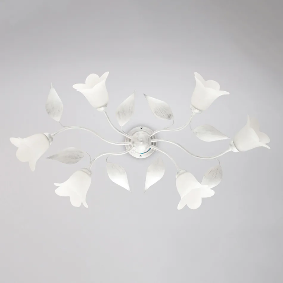 In Italien gefertigte Lampe aus Glas und Metall für stilvolle Einrichtungen – Sirio Viadurini