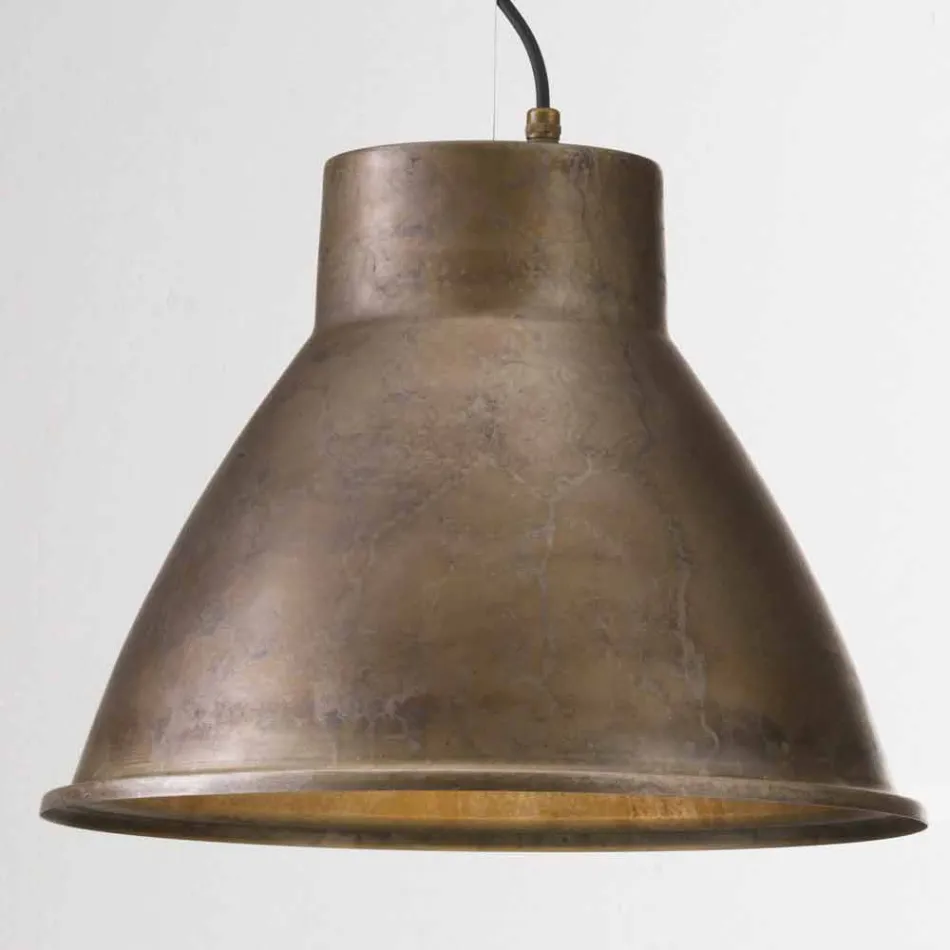 Industrielle Lampe in Eisensuspension Loft Medien Il Fanale Viadurini