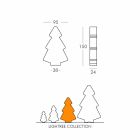 Tisch- / Bodeninnenleuchte Slide Lightree Weihnachtsbaum hergestellt in Italien Viadurini