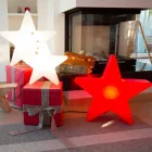 Innen- oder Außenlampe in Weiß, Rot oder Grün, Solar- oder E27-Lampe - Natalestar Viadurini