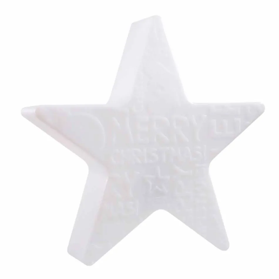 Innen- oder Außenlampe in Weiß, Rot oder Grün, Solar- oder E27-Lampe - Natalestar Viadurini