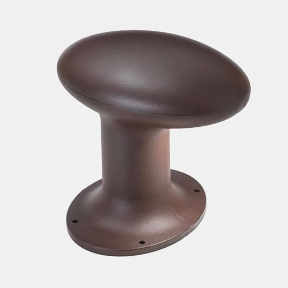 LED-Gartenlampe im grauen oder braunen Gusseisen-Design - Bitta von Il Fanale Viadurini