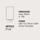LED-Deckenleuchte aus Terrakotta für den Außenbereich, Smith - Toscot Viadurini