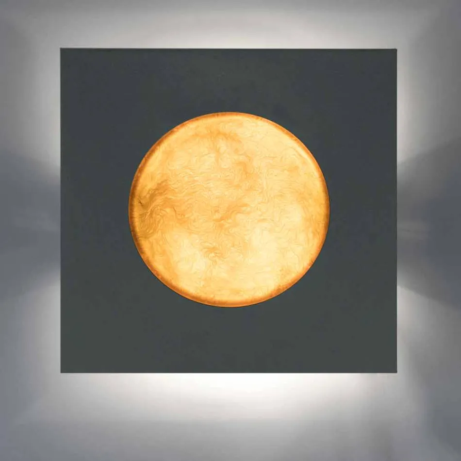 Moderne Wandlampe In-es.artdesign Waschmaschine aus Nebulite Viadurini