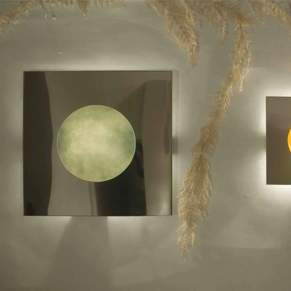 Moderne Wandlampe In-es.artdesign Waschmaschine aus Nebulite Viadurini