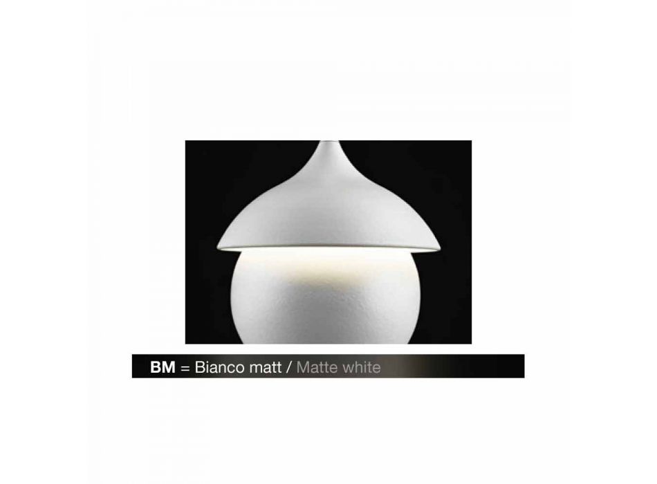 Moderne Lampe hängende Keramik Die Lustri 9 Viadurini