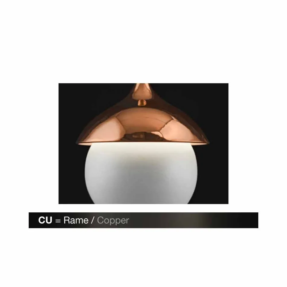 Moderne Lampe hängende Keramik Die Lustri 9 Viadurini