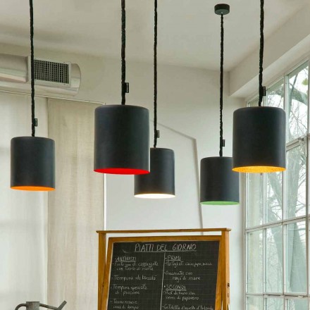 Moderne Pendelleuchte In-es.artdesign Bin Resin Blackboard Viadurini
