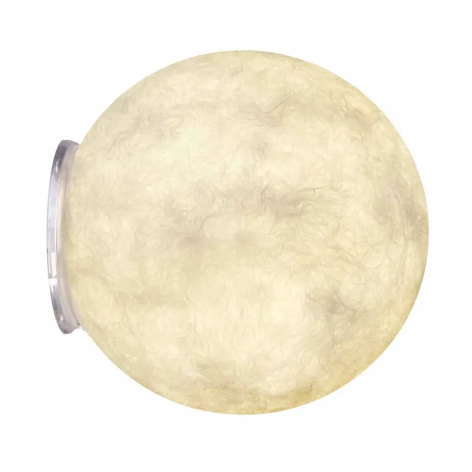 Moderne Wandleuchte In-es.artdesign A. Moon in Nebulite Viadurini