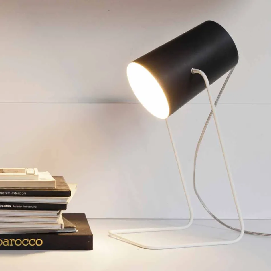 Moderne Tischlampe In-es.artdesign Paint T-Tafeleffekt Viadurini