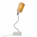 Moderne Tischlampe In-es.artdesign Paint T Stripe aus Wolle