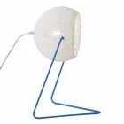 Moderne Tischlampe In-es.artdesign Handgefertigte T1-Textur aus Baumwolle Viadurini