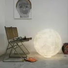 Moderne sphärische Tischleuchte In-es.artdesign Floor Moon-Nebel Viadurini