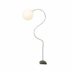 Moderne weiße Stehlampe Nebel In-es.artdesign Luna H210cm Viadurini
