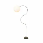 Moderne weiße Stehlampe Nebel In-es.artdesign Luna H210cm Viadurini