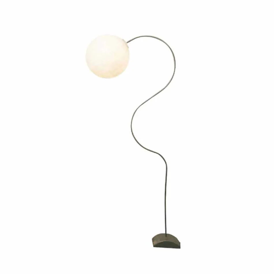 Moderne weiße Stehlampe Nebel In-es.artdesign Luna H210cm Viadurini