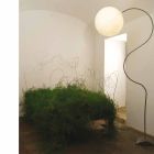 Moderne weiße Stehlampe Nebel In-es.artdesign Luna H210cm Viadurini