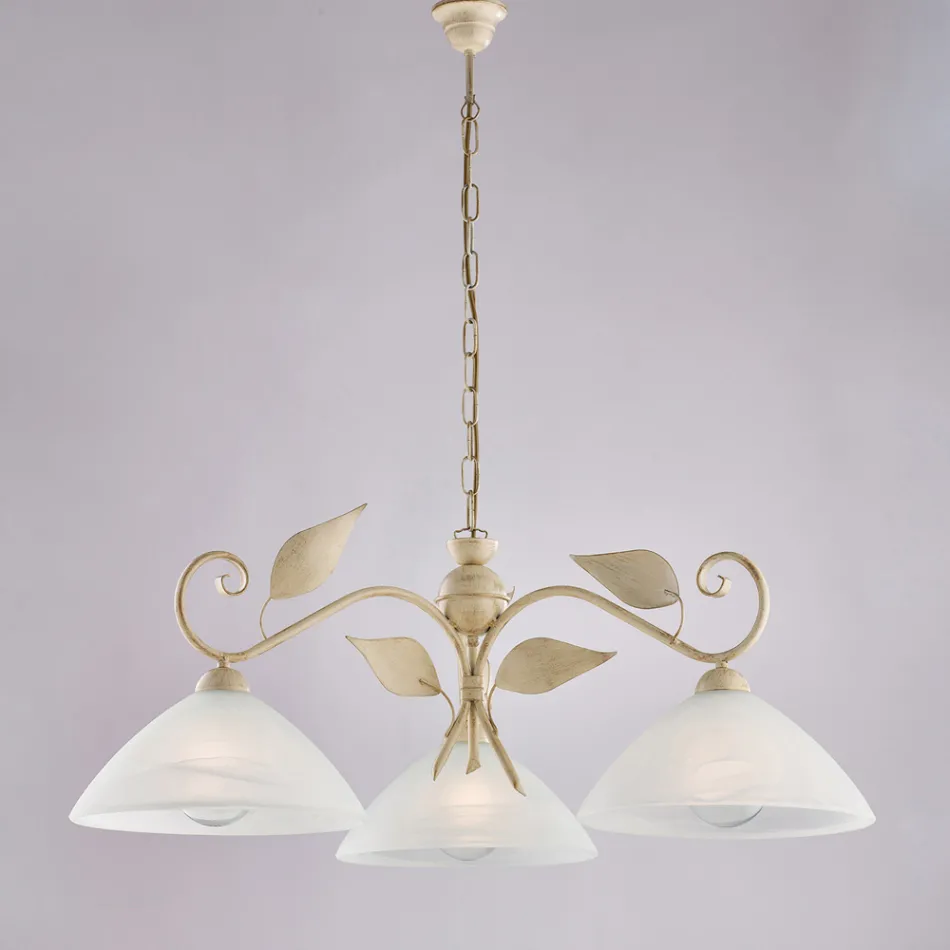 Moderne Lampe aus Glas und Metall, hergestellt in Italien, ideal für jeden Raum – Carina Viadurini