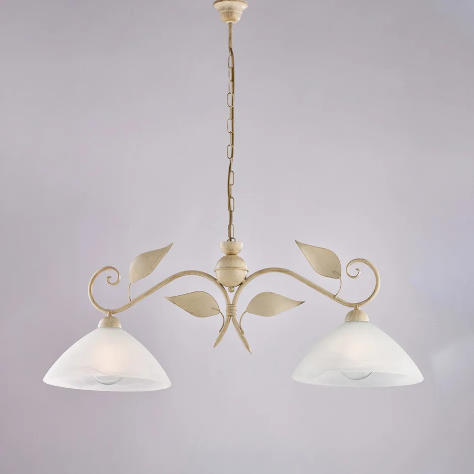 Moderne Lampe aus Glas und Metall, hergestellt in Italien, ideal für jeden Raum – Carina Viadurini