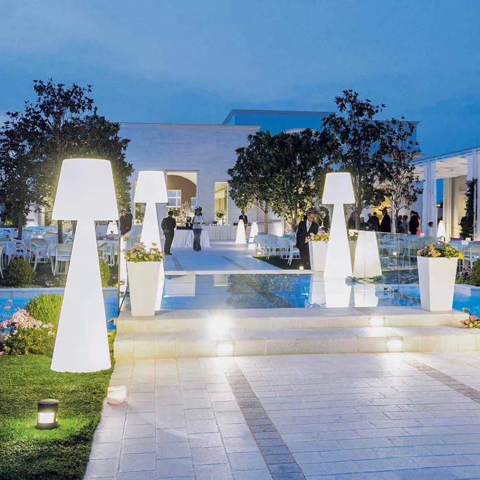 Moderne Außenleuchte Slide Pivot Bright White made in Italy Viadurini