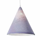 Moderne Pendelleuchte In-es.artdesign Jazz Stripe aus farbiger Wolle Viadurini