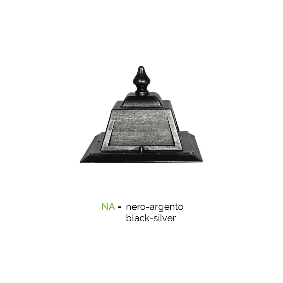 Außenwandleuchte im Vintage-Stil aus Aluminium, hergestellt in Italien – Doroty Viadurini