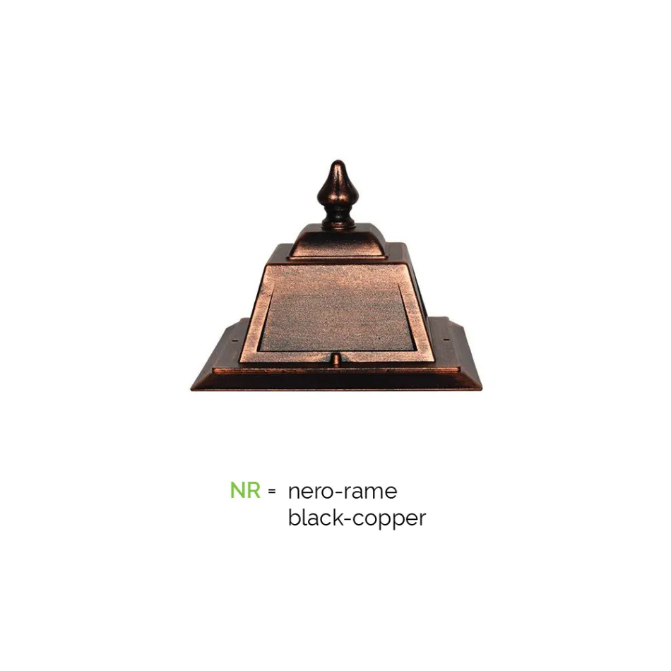 Außenwandleuchte im Vintage-Stil aus Aluminium, hergestellt in Italien – Doroty Viadurini