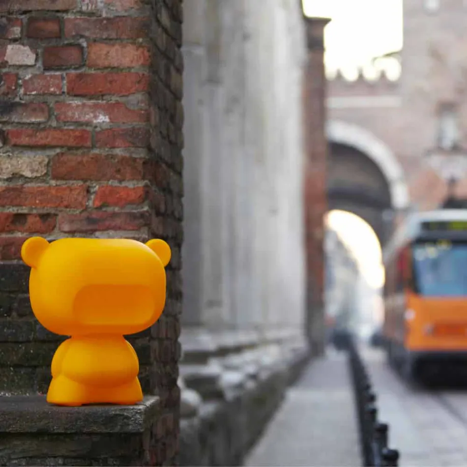 Reiner farbiger Tischlampenbär aus Italien Viadurini