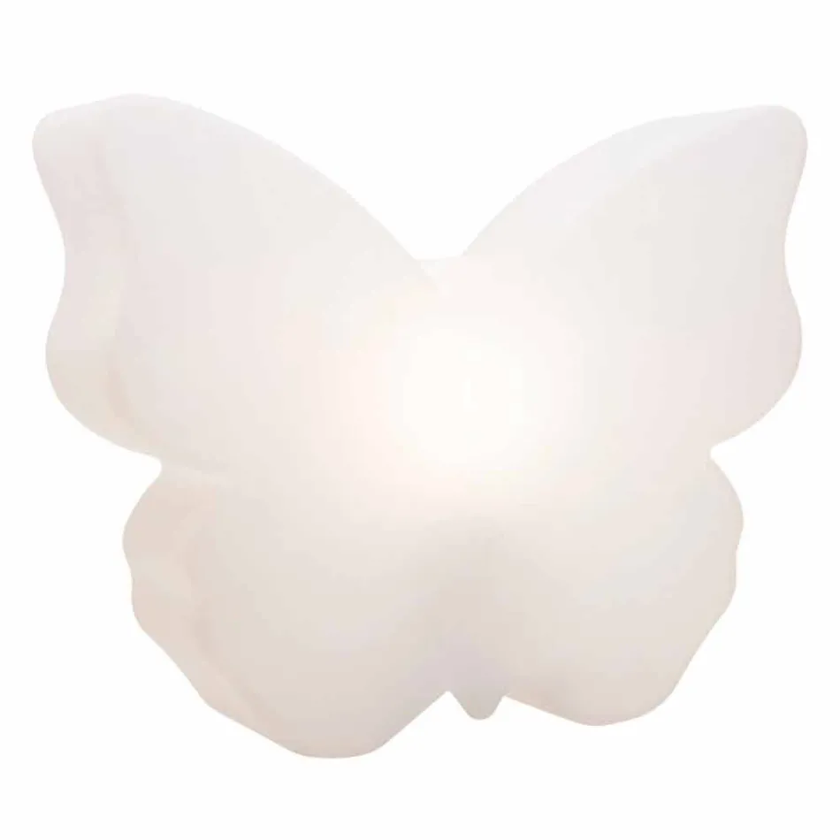 Lampe für Außen- oder Innenräume, White Butterfly Modern Design - Farfallastar Viadurini