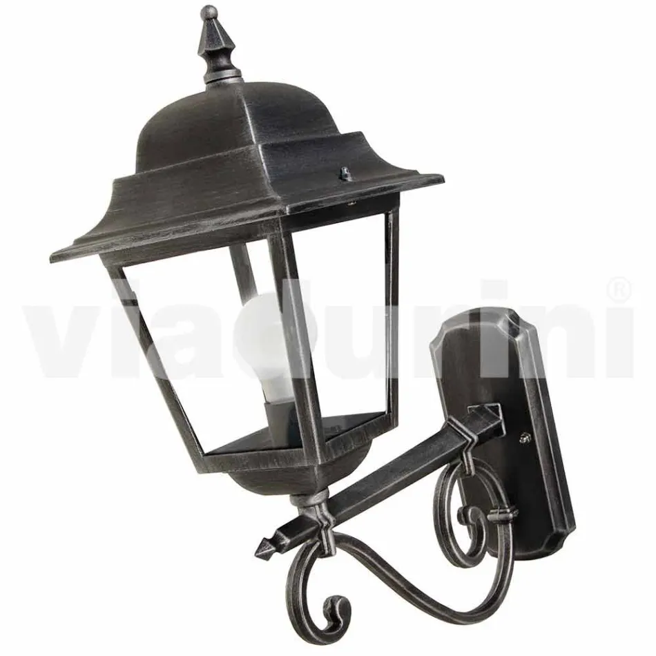 Außenwandleuchte aus Aluminium hergestellt in Italien, Aquilina Viadurini