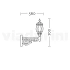 Außenwandleuchte aus Aluminium, hergestellt in Italien – Leona Viadurini