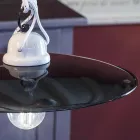 Ups and downs Pendelleuchte aus weißer Keramik und schwarzem Metall - Power Viadurini