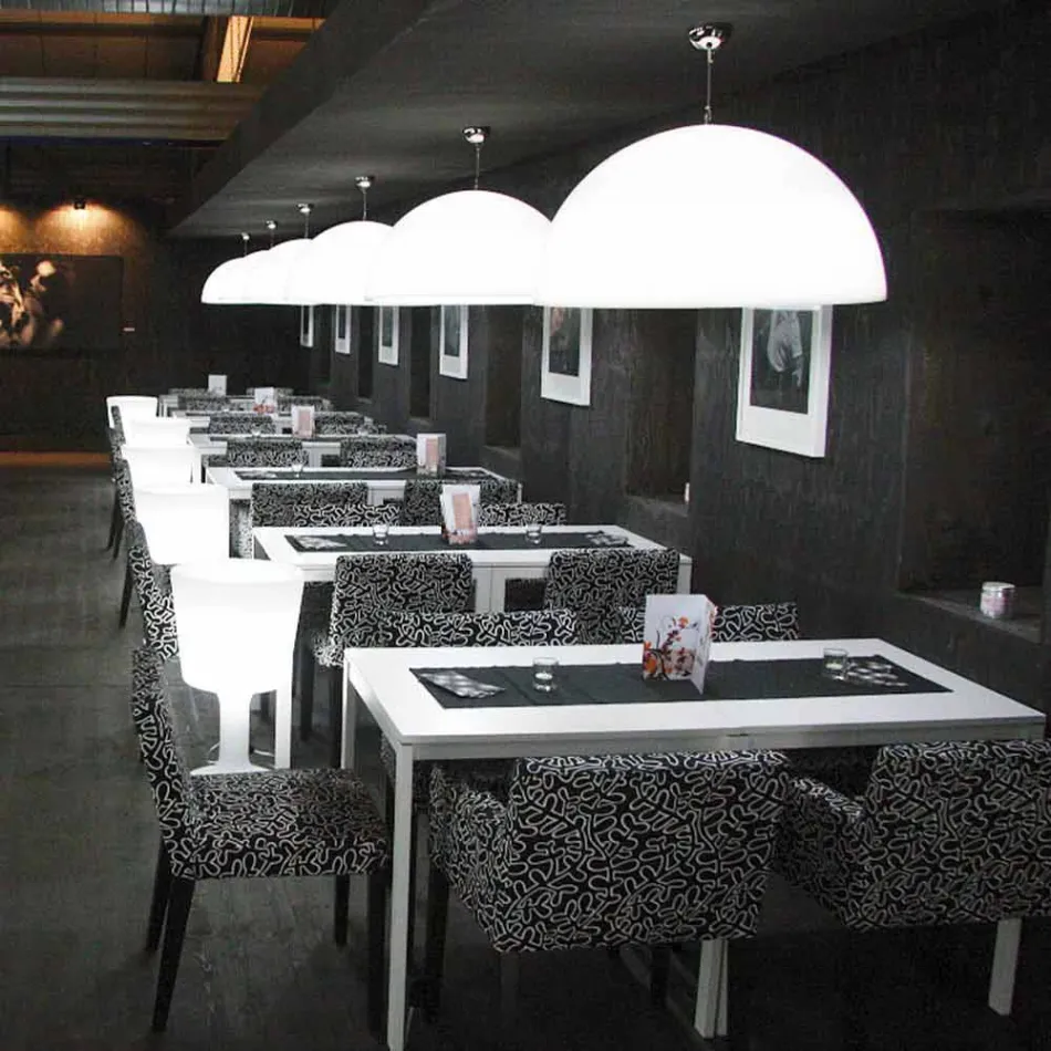 Farbige Pendelleuchte Slide Cupole Polyethylen aus Italien Viadurini