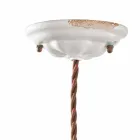 verstellbare Pendelleuchte Keramik und Metall Alayna Ferroluce Viadurini