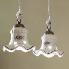 Hängelampe 3 Lichter aus Eisen und handbemalter Vintage-Keramik - Chieti Viadurini