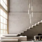 Hängelampe mit 1, 3 oder 6 Lichtern in modernem Messingdesign - Typha von Il Fanale Viadurini