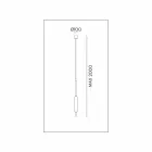 Pendelleuchte mit 1, 3 oder 6 Leuchten in Messing Modernes Design - Typha von Il Fanale Viadurini